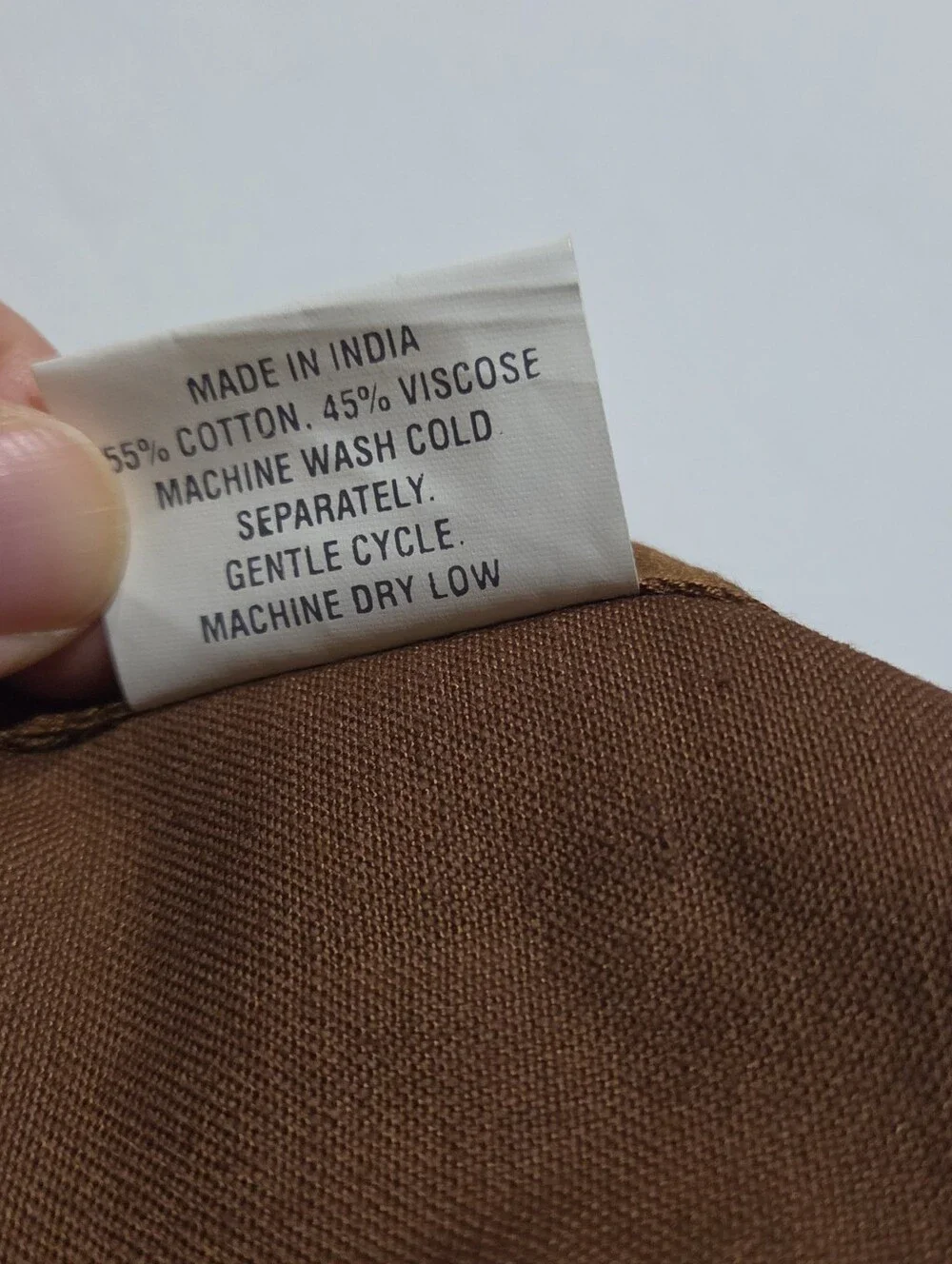 Crate & Barrel Marlowe Brown Satin Cloth Napkins Set of 4